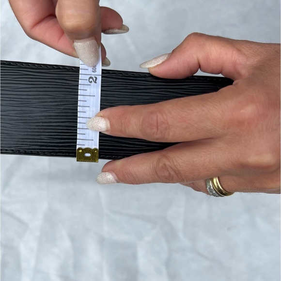 Louis Vuitton Malesherbes Bag Black Epi Leather Top Handle 🖤▪️◼️ - Picture 7 of 14